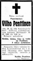 Penttinen Vilho