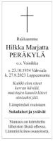 Peräkylä Hilkka