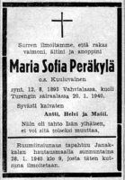 Peräkylä Maria