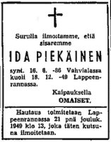 Piekäinen Ida