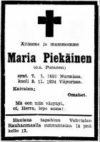 Piekäinen Maria