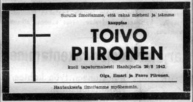 Piironen Toivo