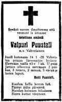 Puustelli Valpuri