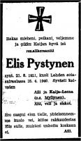 Pystynen Eelis