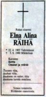 Räihä Elna