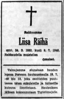 Räihä Liisa