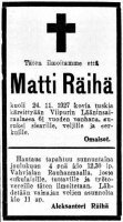 Räihä Matti