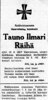 Räihä Tauno