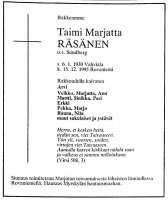 Räsänen Taimi