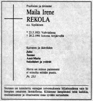 Rekola Maila