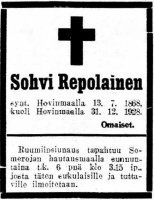 Repolainen Sohvi