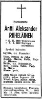 Riiheläinen Antti