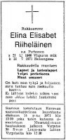 Riiheläinen Elina