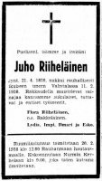 Riiheläinen Juho