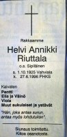 Riuttala Helvi