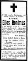 Ronimus Elias