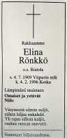 Rönkkö Elina