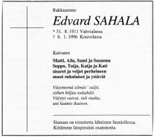 Sahala Edvard