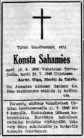 Sahamies Konsta