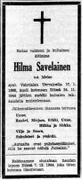 Savelainen Hilma