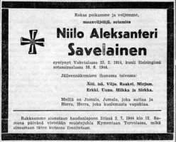 Savelainen Niilo