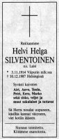 Silventoinen Helvi