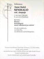 Sinisalo Aune