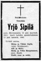 Sipilä Yrjö