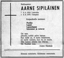 Sipiläinen Aarne