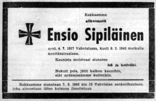 Sipiläinen Ensio