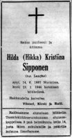 Sipponen Hilda