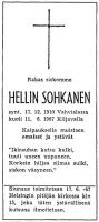 Sohkanen Hellin