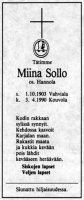 Sollo Miina