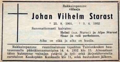 Starast Johan Wilhelm