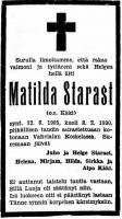 Starast Matilda