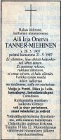 Tanner-Miehinen Aili