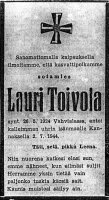 Toivola Lauri