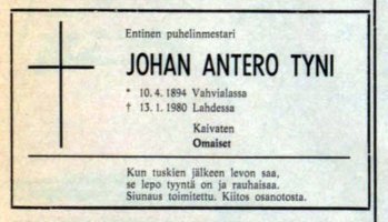 Tyni Johan