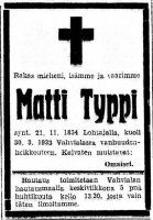 Typpi Matti