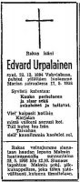 Urpalainen Edvard