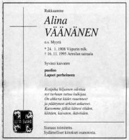 Väänänen Alina