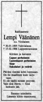 Väänänen Lempi