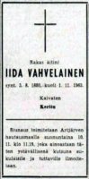 Vahvelainen Iida