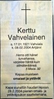 Vahvelainen Kerttu