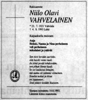 Vahvelainen Niilo