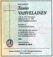 Vahvelainen Tauno