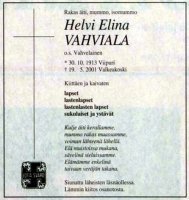 Vahviala Helvi