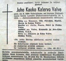 Valve Kauko