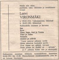 Vironmäki Leevi 