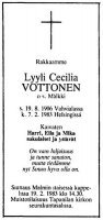 Vottonen Lyyli